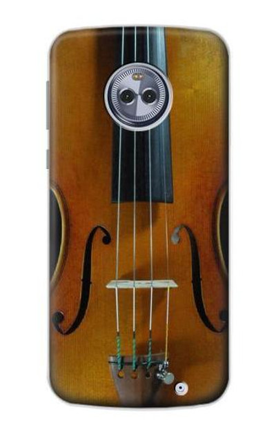 S3234 Violin Case Cover Custodia per Motorola Moto X4