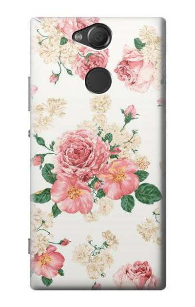 S1859 Rose Pattern Case Cover Custodia per Sony Xperia XA2