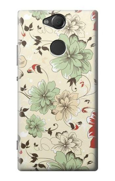 S2179 Flower Floral Vintage Art Pattern Case Cover Custodia per Sony Xperia XA2