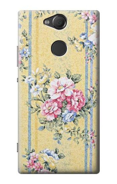 S2229 Vintage Flowers Case Cover Custodia per Sony Xperia XA2