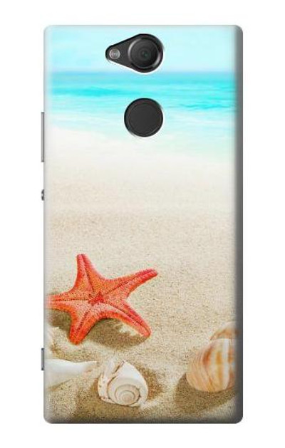 S3212 Sea Shells Starfish Beach Case Cover Custodia per Sony Xperia XA2