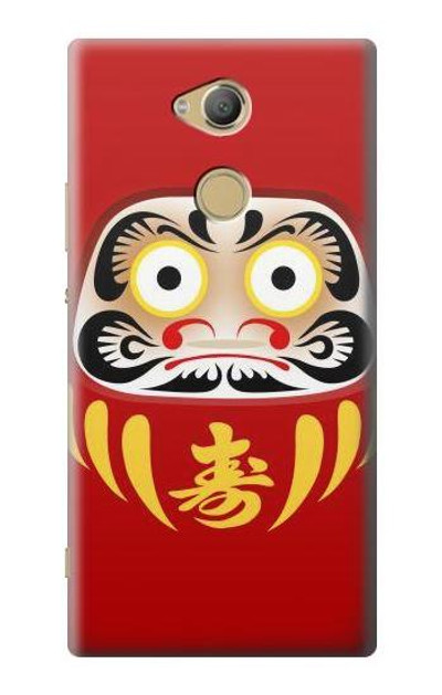 S3045 Japan Good Luck Daruma Doll Case Cover Custodia per Sony Xperia XA2 Ultra