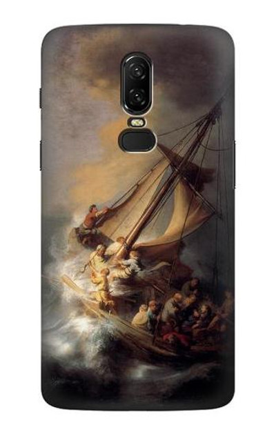 S1091 Rembrandt Christ in The Storm Case Cover Custodia per OnePlus 6