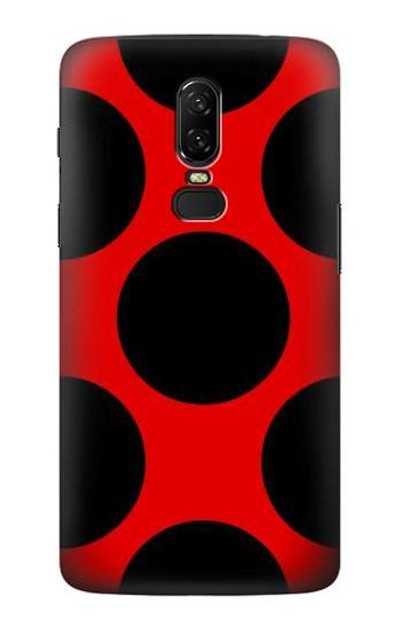 S1829 Ladybugs Dot Pattern Case Cover Custodia per OnePlus 6