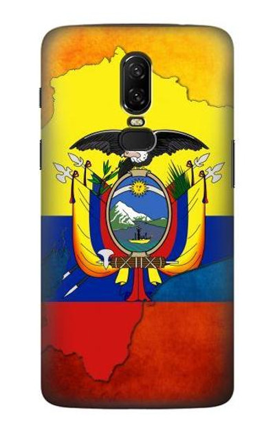 S3020 Ecuador Flag Case Cover Custodia per OnePlus 6