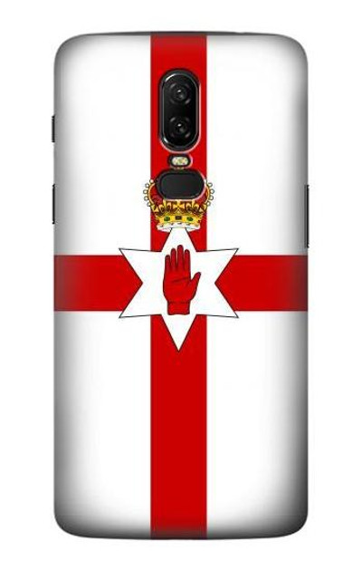 S3089 Flag of Northern Ireland Case Cover Custodia per OnePlus 6