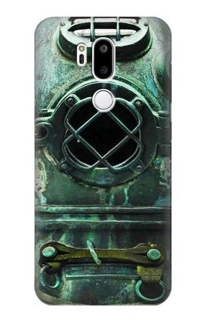 S2632 Antique Vintage Deep Sea Diver Helmet Case Cover Custodia per LG G7 ThinQ