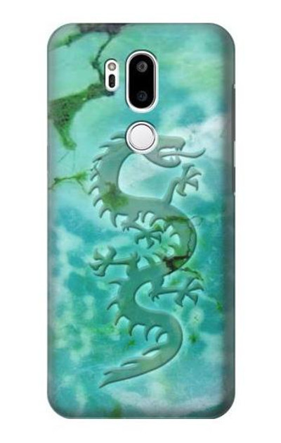S2653 Dragon Green Turquoise Stone Graphic Case Cover Custodia per LG G7 ThinQ
