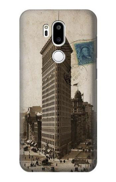 S2832 New York 1903 Flatiron Building Postcard Case Cover Custodia per LG G7 ThinQ