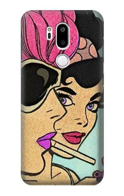 S3171 Girls Pop Art Case Cover Custodia per LG G7 ThinQ