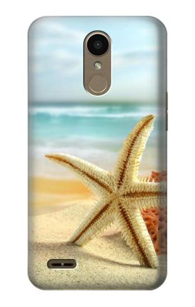 S1117 Starfish on the Beach Case Cover Custodia per LG K10 (2018), LG K30