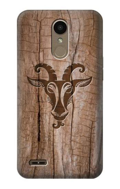 S2183 Goat Wood Graphic Printed Case Cover Custodia per LG K10 (2018), LG K30