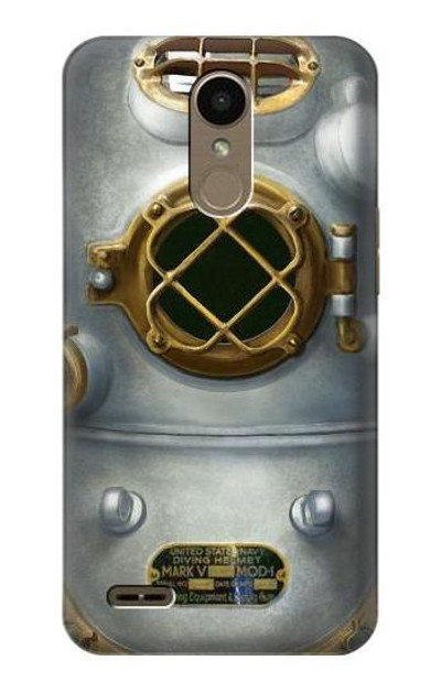 S2646 Vintage Deep Sea Diver Helmet Case Cover Custodia per LG K10 (2018), LG K30