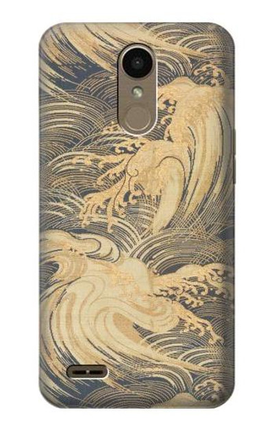 S2680 Japan Art Obi With Stylized Waves Case Cover Custodia per LG K10 (2018), LG K30