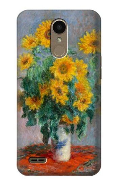 S2937 Claude Monet Bouquet of Sunflowers Case Cover Custodia per LG K10 (2018), LG K30