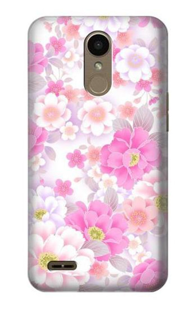 S3036 Pink Sweet Flower Flora Case Cover Custodia per LG K10 (2018), LG K30