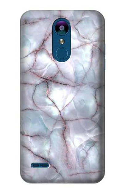 S2316 Dark Blue Marble Texture Graphic Print Case Cover Custodia per LG K8 (2018)