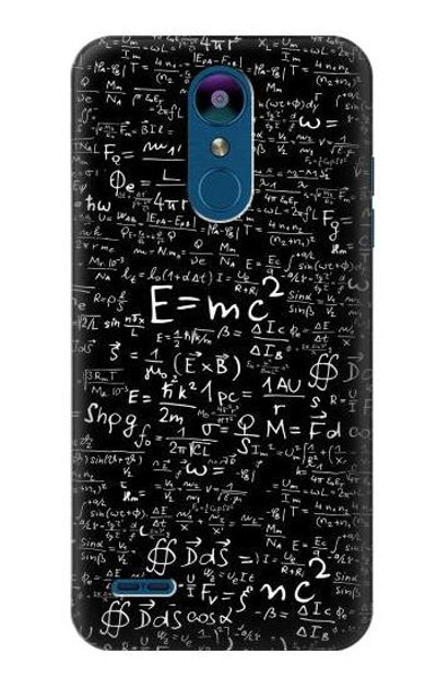 S2574 Mathematics Physics Blackboard Equation Case Cover Custodia per LG K8 (2018)