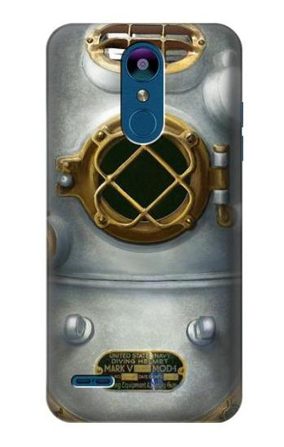 S2646 Vintage Deep Sea Diver Helmet Case Cover Custodia per LG K8 (2018)