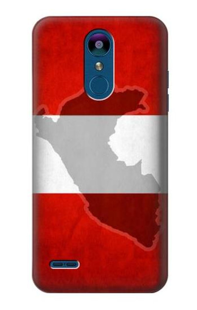 S3018 Peru Flag Case Cover Custodia per LG K8 (2018)