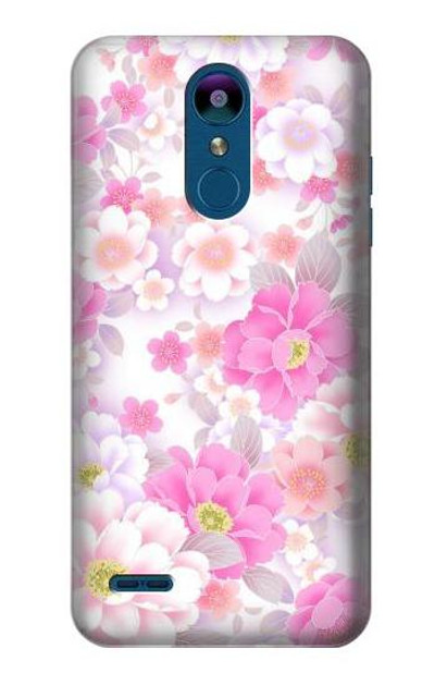 S3036 Pink Sweet Flower Flora Case Cover Custodia per LG K8 (2018)