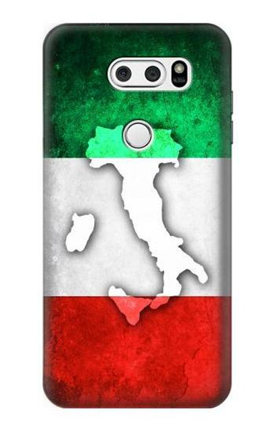 S2338 Italy Flag Case Cover Custodia per LG V30, LG V30 Plus, LG V30S ThinQ, LG V35, LG V35 ThinQ