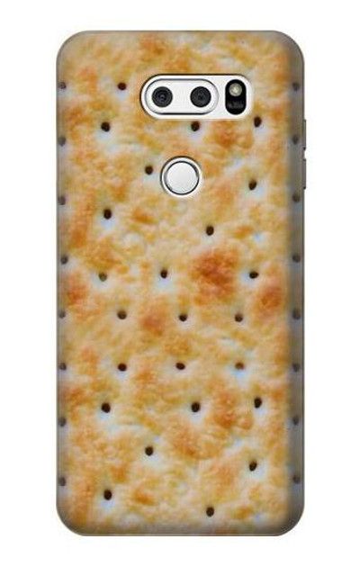 S2987 Cream Cracker Biscuits Case Cover Custodia per LG V30, LG V30 Plus, LG V30S ThinQ, LG V35, LG V35 ThinQ
