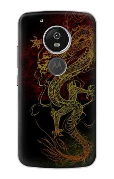 S0354 Chinese Dragon Case Cover Custodia per Motorola Moto G6 Play, Moto G6 Forge, Moto E5