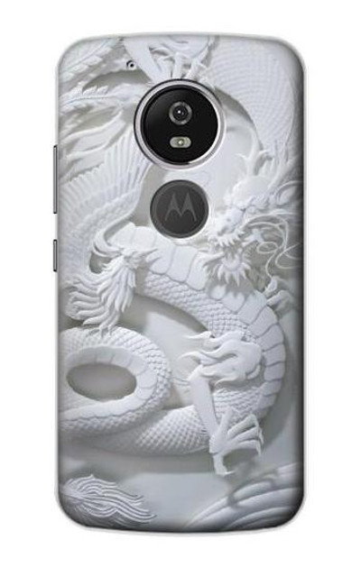 S0386 Dragon Carving Case Cover Custodia per Motorola Moto G6 Play, Moto G6 Forge, Moto E5
