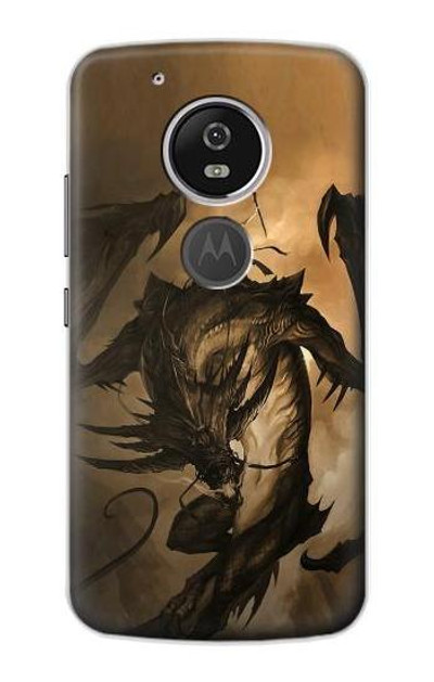 S0388 Dragon Rider Case Cover Custodia per Motorola Moto G6 Play, Moto G6 Forge, Moto E5