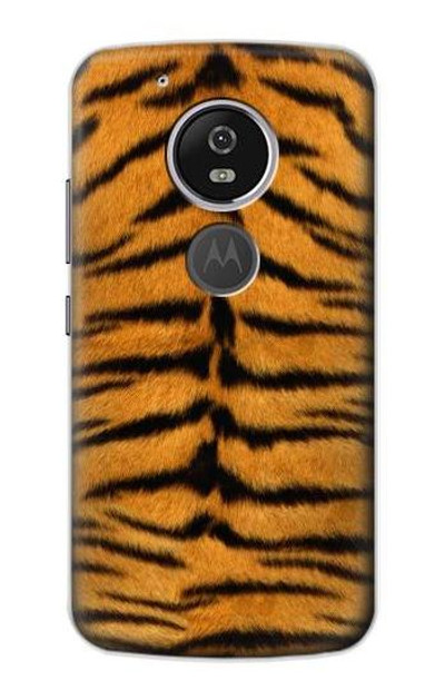 S0576 Tiger Skin Case Cover Custodia per Motorola Moto G6 Play, Moto G6 Forge, Moto E5