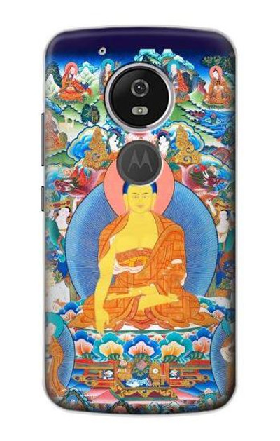 S1256 Buddha Paint Case Cover Custodia per Motorola Moto G6 Play, Moto G6 Forge, Moto E5