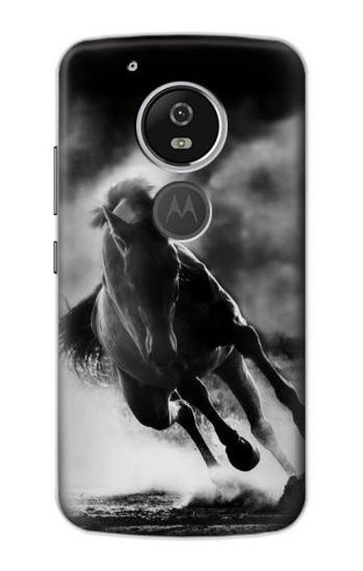 S1860 Running Horse Case Cover Custodia per Motorola Moto G6 Play, Moto G6 Forge, Moto E5