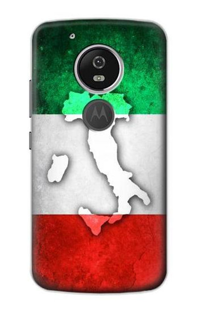 S2338 Italy Flag Case Cover Custodia per Motorola Moto G6 Play, Moto G6 Forge, Moto E5