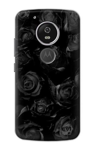 S3153 Black Roses Case Cover Custodia per Motorola Moto G6 Play, Moto G6 Forge, Moto E5