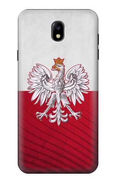 S3005 Poland Football Soccer Euro 2016 Case Cover Custodia per Samsung Galaxy J7 (2018), J7 Aero, J7 Top, J7 Aura, J7 Crown, J7 Refine, J7 Eon, J7 V 2nd Gen, J7 Star