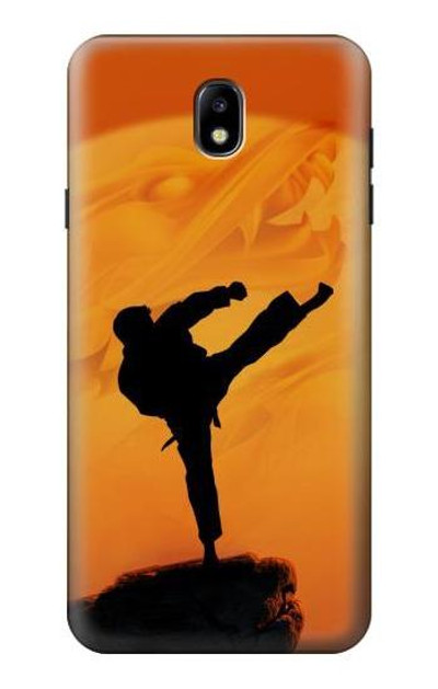 S3024 Kung Fu Karate Fighter Case Cover Custodia per Samsung Galaxy J7 (2018), J7 Aero, J7 Top, J7 Aura, J7 Crown, J7 Refine, J7 Eon, J7 V 2nd Gen, J7 Star