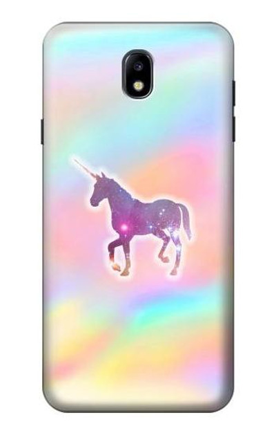 S3203 Rainbow Unicorn Case Cover Custodia per Samsung Galaxy J7 (2018), J7 Aero, J7 Top, J7 Aura, J7 Crown, J7 Refine, J7 Eon, J7 V 2nd Gen, J7 Star