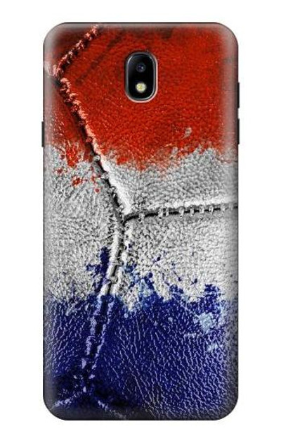 S3304 France Flag Vintage Football Graphic Case Cover Custodia per Samsung Galaxy J7 (2018), J7 Aero, J7 Top, J7 Aura, J7 Crown, J7 Refine, J7 Eon, J7 V 2nd Gen, J7 Star