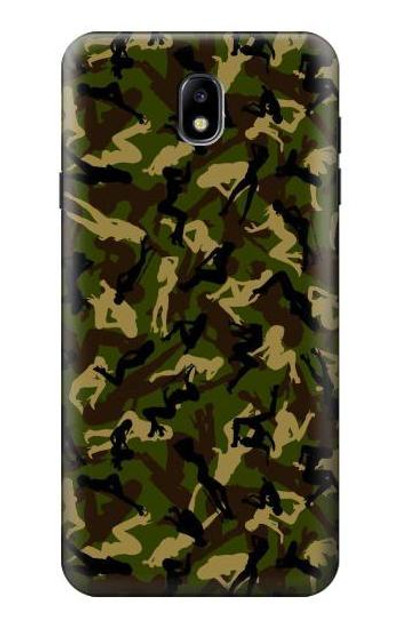 S3356 Sexy Girls Camo Camouflage Case Cover Custodia per Samsung Galaxy J7 (2018), J7 Aero, J7 Top, J7 Aura, J7 Crown, J7 Refine, J7 Eon, J7 V 2nd Gen, J7 Star