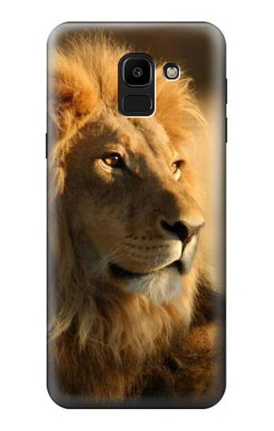 S1046 Lion King of Forest Case Cover Custodia per Samsung Galaxy J6 (2018)