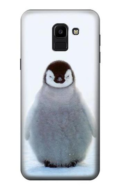 S1075 Penguin Ice Case Cover Custodia per Samsung Galaxy J6 (2018)