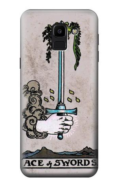 S2482 Tarot Card Ace of Swords Case Cover Custodia per Samsung Galaxy J6 (2018) S2482 Tarot Card Ace of Swords Case Cover Custodia per Samsung Galaxy J6 (2018)