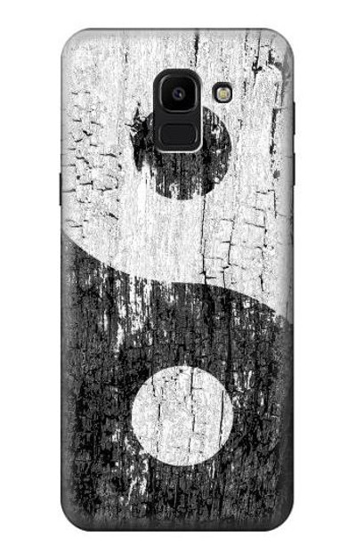 S2489 Yin Yang Wood Graphic Printed Case Cover Custodia per Samsung Galaxy J6 (2018) S2489 Yin Yang Wood Graphic Printed Case Cover Custodia per Samsung Galaxy J6 (2018)