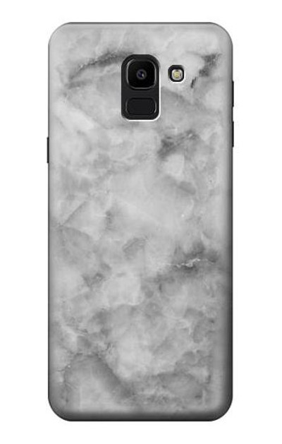 S2845 Gray Marble Texture Case Cover Custodia per Samsung Galaxy J6 (2018)