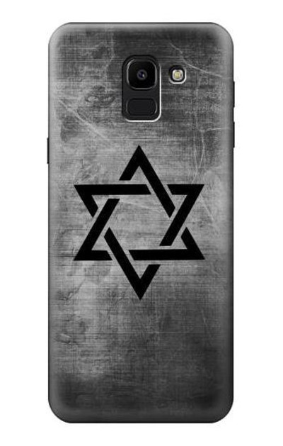 S3107 Judaism Star of David Symbol Case Cover Custodia per Samsung Galaxy J6 (2018)