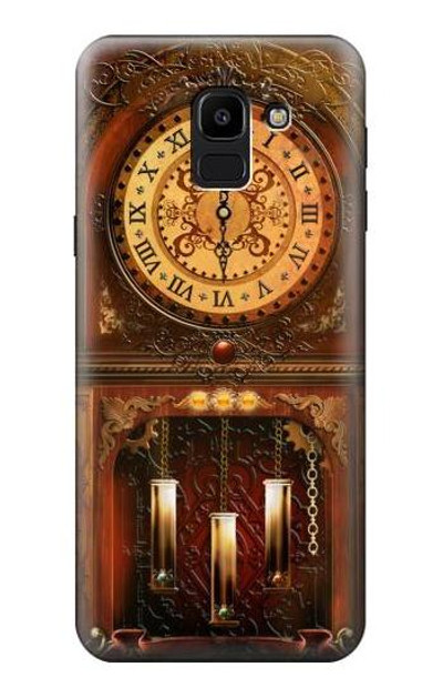 S3174 Grandfather Clock Case Cover Custodia per Samsung Galaxy J6 (2018)