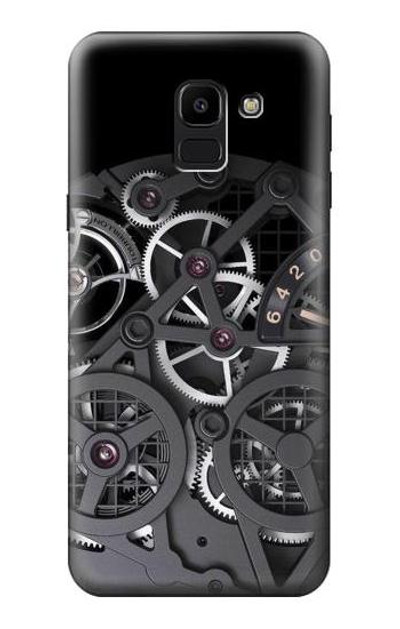 S3176 Inside Watch Black Case Cover Custodia per Samsung Galaxy J6 (2018)