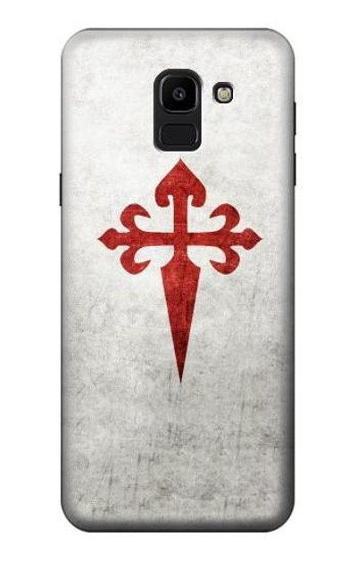 S3200 Order of Santiago Cross of Saint James Case Cover Custodia per Samsung Galaxy J6 (2018)