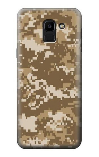S3294 Army Desert Tan Coyote Camo Camouflage Case Cover Custodia per Samsung Galaxy J6 (2018)